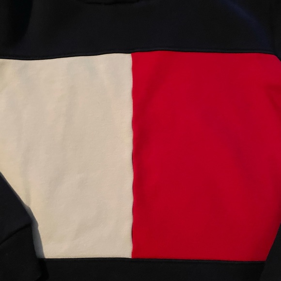 -Tommy Hilfiger logo colored block sweatshirt - Picture 2 of 4